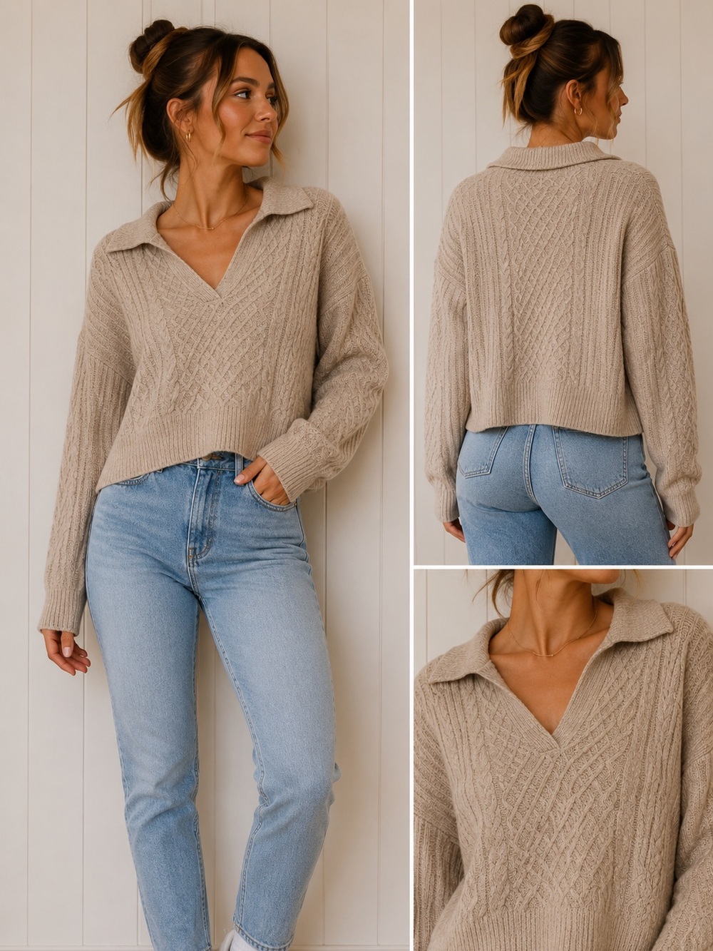 Gentle Fawn Napa Collared Sweater